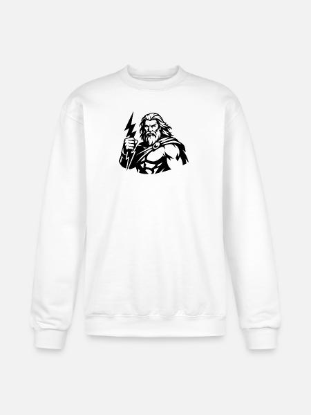 Thunderbound Hero Line Art - Champion Unisex Powerblend Sweatshirt  - white