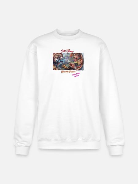 Cell- Sense - Champion Unisex Powerblend Sweatshirt - white