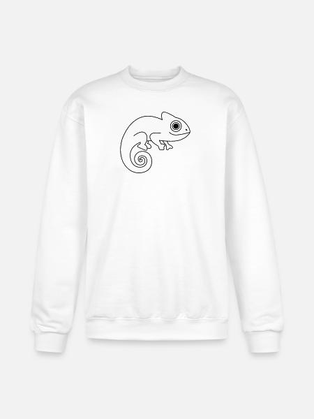 Cute chameleon - Champion Unisex Powerblend Sweatshirt  - white