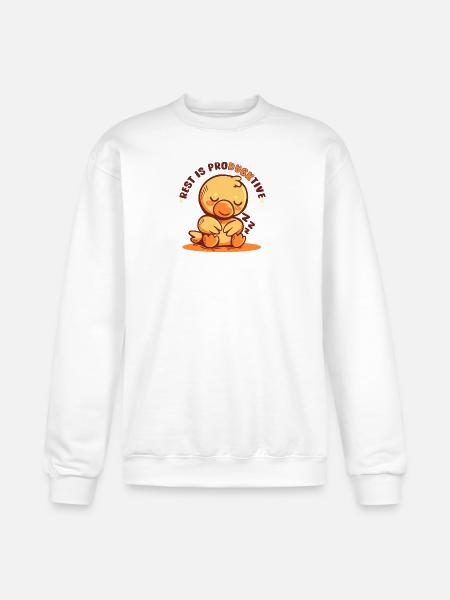 Rest is Producktive - Champion Unisex Powerblend Sweatshirt - white