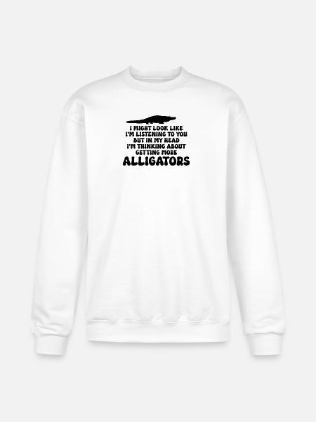 Alligator Reptil - Champion Unisex Powerblend Sweatshirt - white