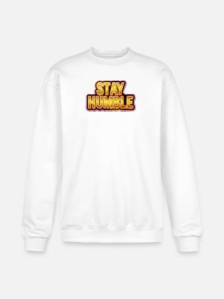 Stay Humble - Champion Unisex Powerblend Sweatshirt  - white