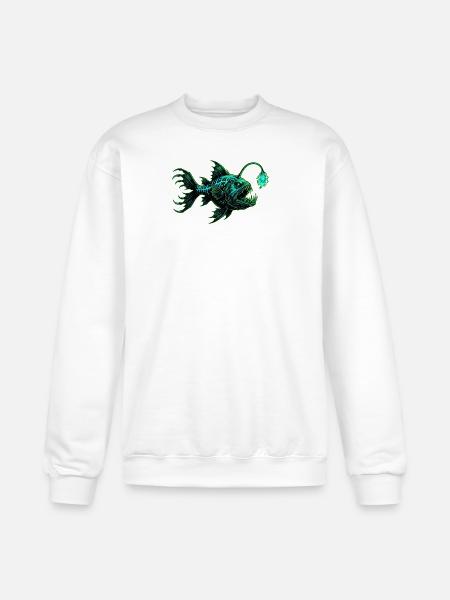 Ocean Depths Art - Champion Unisex Powerblend Sweatshirt - white