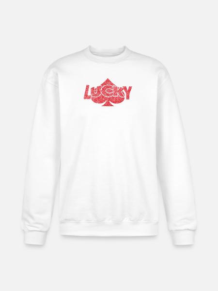 Lucky Spade - Champion Unisex Powerblend Sweatshirt - white