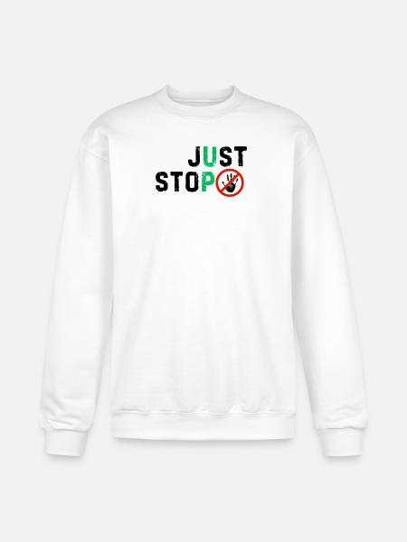 Just stop anything bad - Champion Unisex Powerblend Sweatshirt  - white