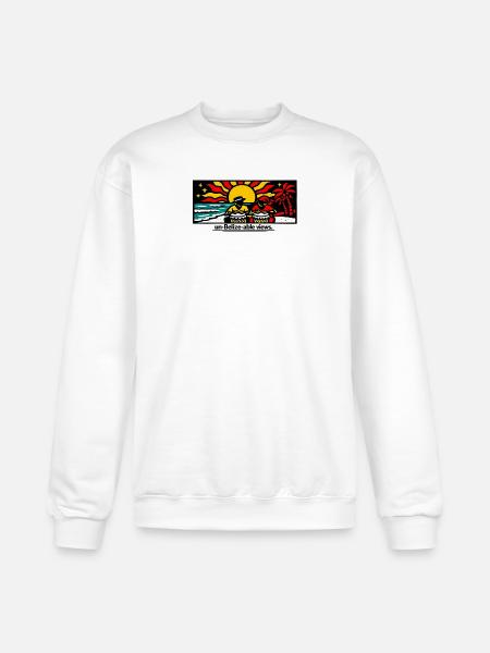 Un-Belize-able Views - Champion Unisex Powerblend Sweatshirt - white