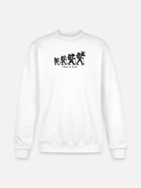Midnight Silhouette Minimal Tee - Champion Unisex Powerblend Sweatshirt - white