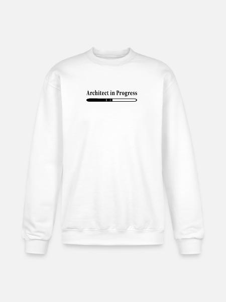 Architect in Progress – Minimal Architecture - Champion Unisex Powerblend Sweatshirt - white
