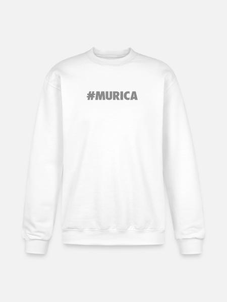 -Murica - Champion Unisex Powerblend Sweatshirt - white