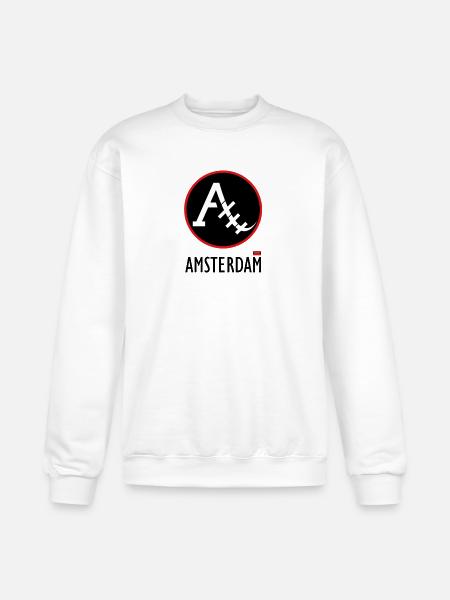Amsterdam City - Champion Unisex Powerblend Sweatshirt  - white
