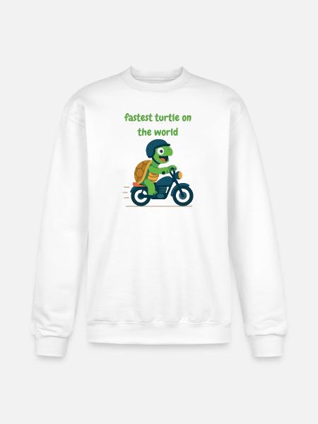 Turtle driver motorcycle - Champion Unisex Powerblend Sweatshirt - white