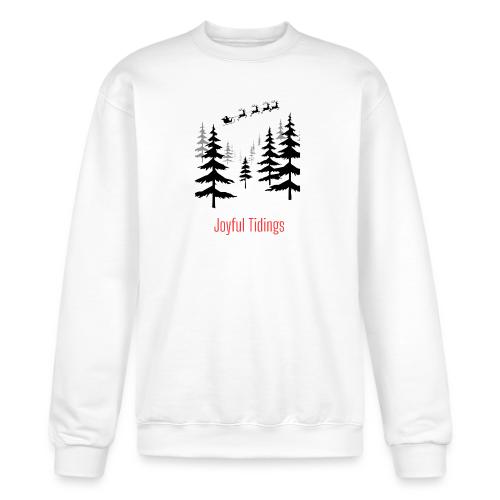 Joyful Tidings Christmas T-Shirt - Champion Unisex Powerblend Sweatshirt 