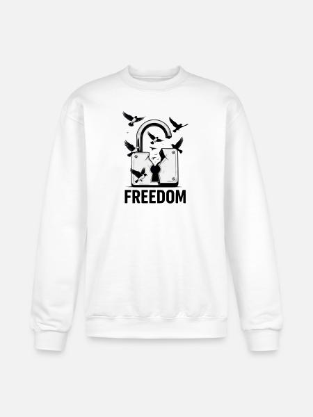 Freedom Breaks All Locks - Champion Unisex Powerblend Sweatshirt - white