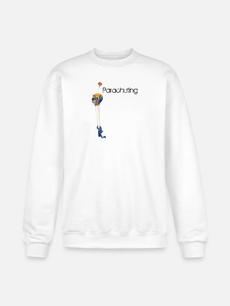 Parachuting - Champion Unisex Powerblend Sweatshirt - white