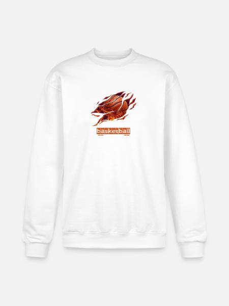 Basketball - Champion Unisex Powerblend Sweatshirt - white