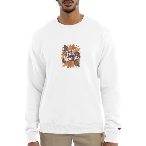 Fall New-Ins Autumn Leaves Acorn Seasonal Outfit - Champion Unisex Powerblend Sweatshirt 