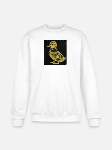 Punk Duck - Champion Unisex Powerblend Sweatshirt - white