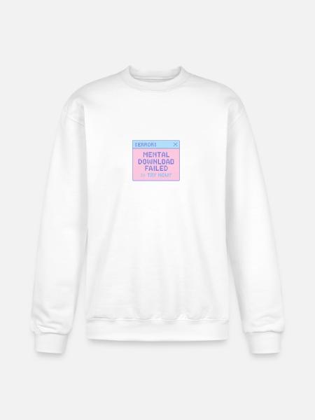 Pastel Glitch Error Window - Champion Unisex Powerblend Sweatshirt - white