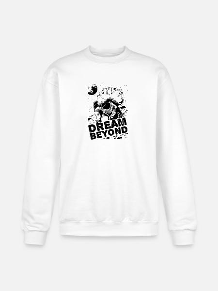Noir Glyphs Nightscape - Champion Unisex Powerblend Sweatshirt - white