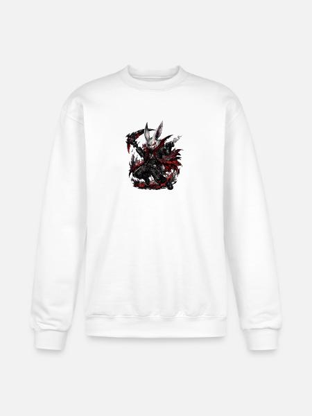 Nightshade Rabbit Gunslinger - Champion Unisex Powerblend Sweatshirt  - white