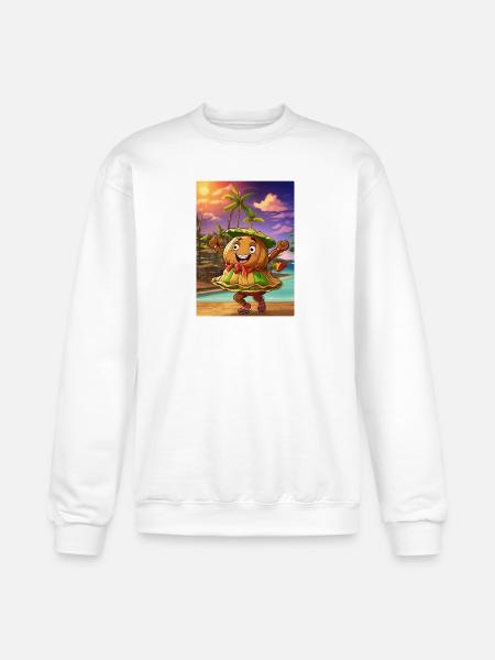 A cartoon of dancing - Champion Unisex Powerblend Sweatshirt - white