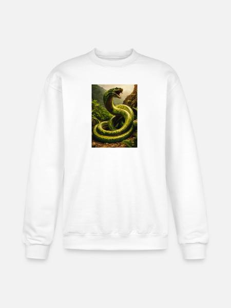Titanoboa: prehistoric predator. - Champion Unisex Powerblend Sweatshirt  - white