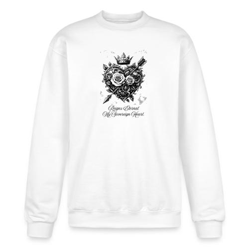 Royal Heart T-Shirt, Mug, & Leggings - Champion Unisex Powerblend Sweatshirt 
