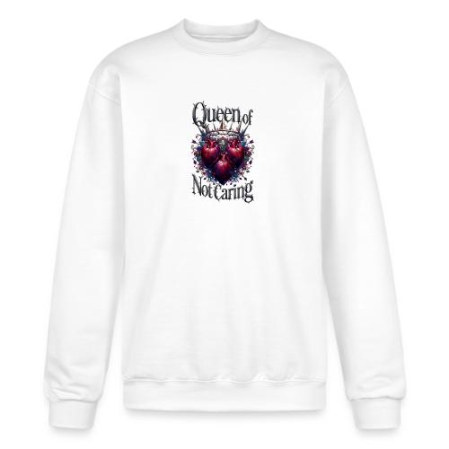 Queen of Not Caring T-Shirt - Champion Unisex Powerblend Sweatshirt 