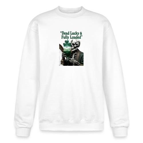 Lucky Skeleton Stout T-Shirt - Champion Unisex Powerblend Sweatshirt 