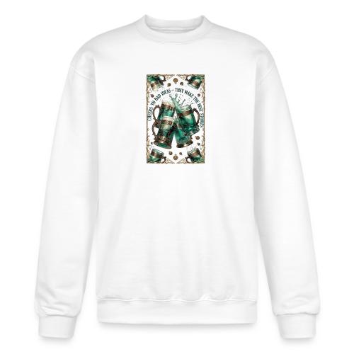 Cheers to Bad Ideas Tankards Graphic Tee - Champion Unisex Powerblend Sweatshirt 