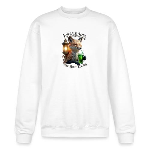 Emerald Alibi Fox Graphic Tee - Champion Unisex Powerblend Sweatshirt 