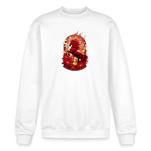 Year of the Horse Ascent T Shirt, Lunar New Year - Champion Unisex Powerblend Sweatshirt 
