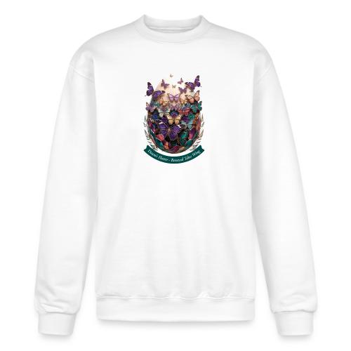 Easter Dawn's Flutter Butterfly T Shirt, Gift - Champion Unisex Powerblend Sweatshirt 