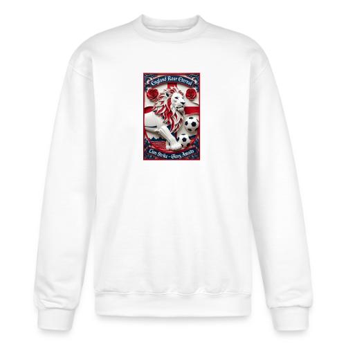 England Lion Soccer T Shirt, Football Pride Gift - Champion Unisex Powerblend Sweatshirt 