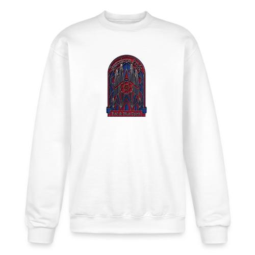 Barcelona Scarlet Pride T Shirt, Vibrant City Gift - Champion Unisex Powerblend Sweatshirt 
