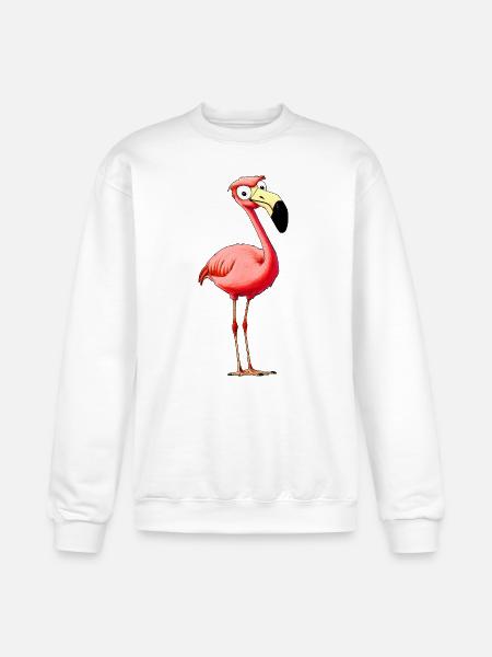 Flamingos Style - Champion Unisex Powerblend Sweatshirt - white