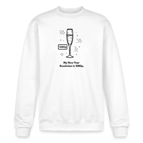 My New Year Resolution Is 1080p T-Shirt - Champion Unisex Powerblend Sweatshirt 