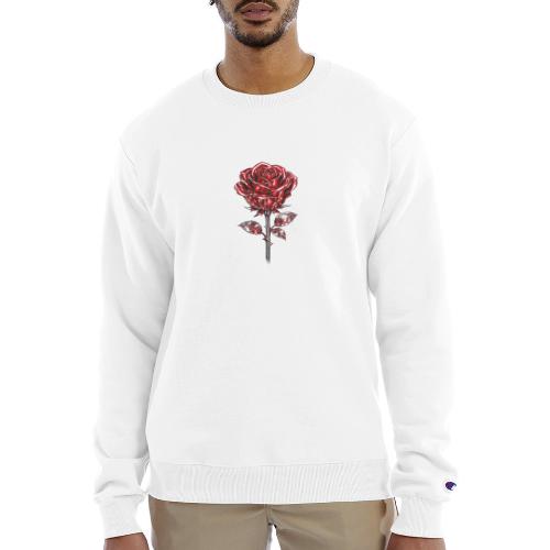 2 Set - Silver and Gold Roses - Champion Unisex Powerblend Sweatshirt 