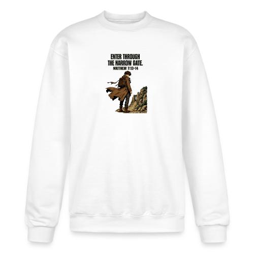 Enter Through the Narrow Gate | Matthew 7:13-14 - Champion Unisex Powerblend Sweatshirt