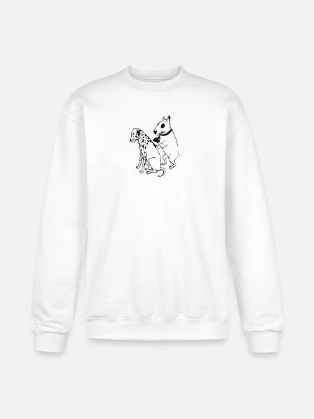 DALMATIAN DOG, TATTOO - Champion Unisex Powerblend Sweatshirt  - white