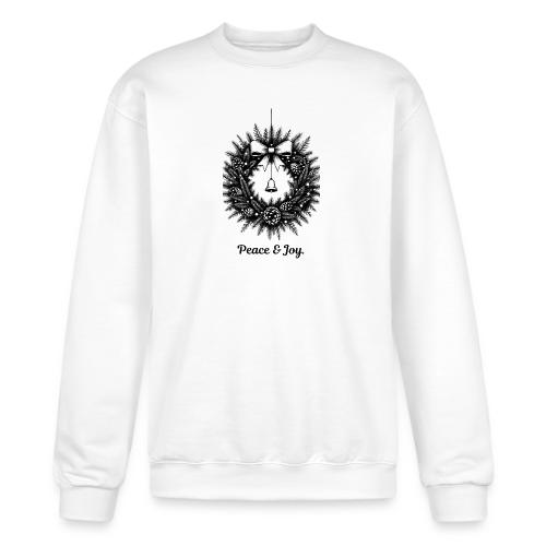 Peace & Joy T-Shirt | Minimalist Elegant Christmas - Champion Unisex Powerblend Sweatshirt 