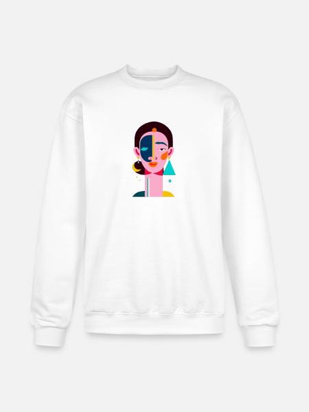Elegance in Simplicity - Champion Unisex Powerblend Sweatshirt  - white