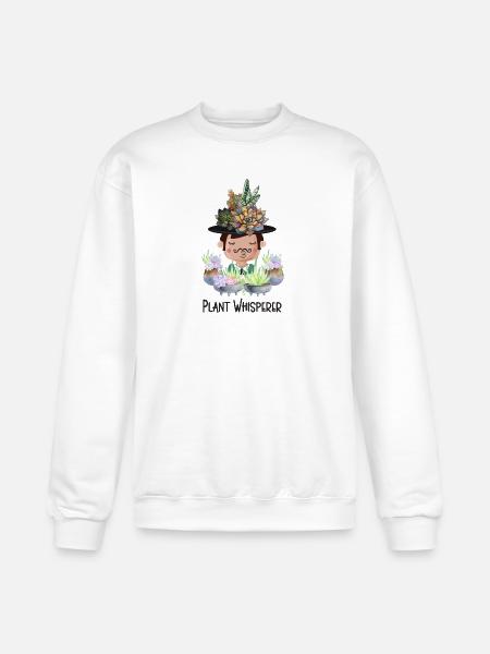 Plant Whisperer - Champion Unisex Powerblend Sweatshirt - white