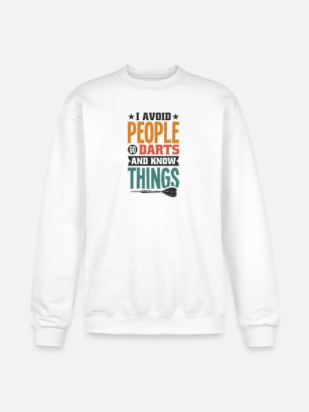 Darts Dart Player - Champion Unisex Powerblend Sweatshirt  - white