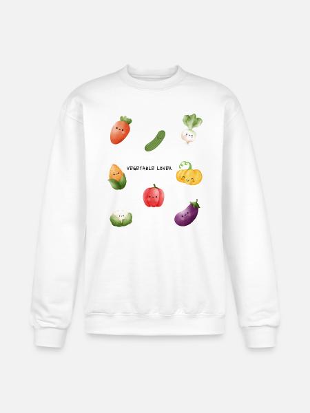 Vegetable_Lover - Champion Unisex Powerblend Sweatshirt - white