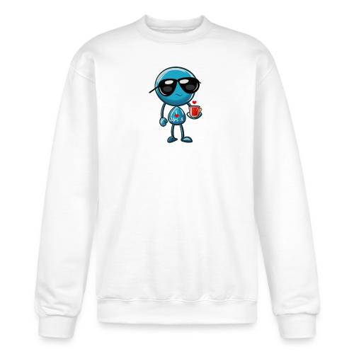 Smoon_I love Mrs S_Blue - Champion Unisex Powerblend Sweatshirt 