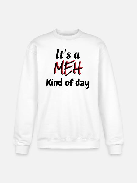 MEH - Champion Unisex Powerblend Sweatshirt  - white