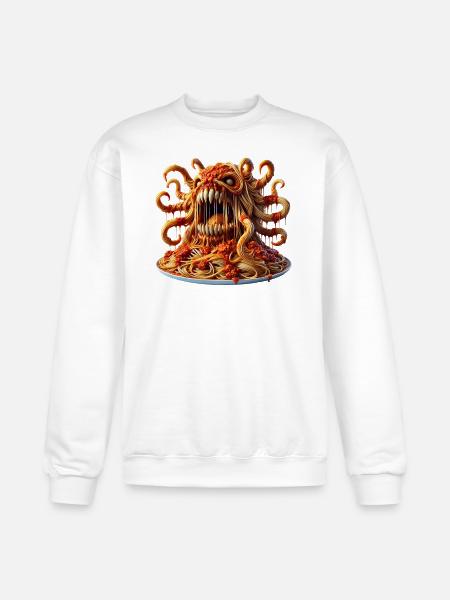 Spaghetti Bolognese Beast Unleashed - Champion Unisex Powerblend Sweatshirt - white