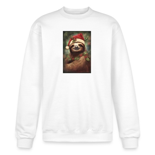 Christmas Sloth - Champion Unisex Powerblend Sweatshirt 