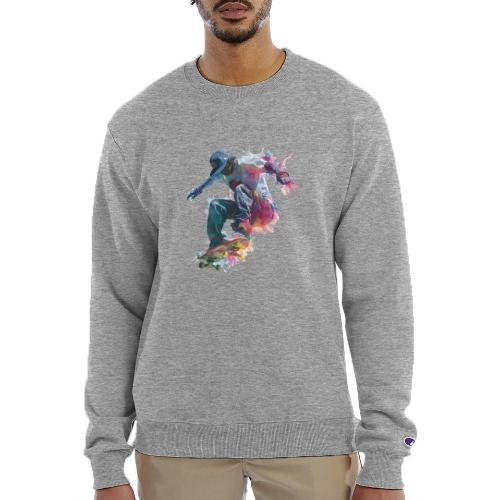 Skateboarding: Ride the Colors - Champion Unisex Powerblend Sweatshirt 
